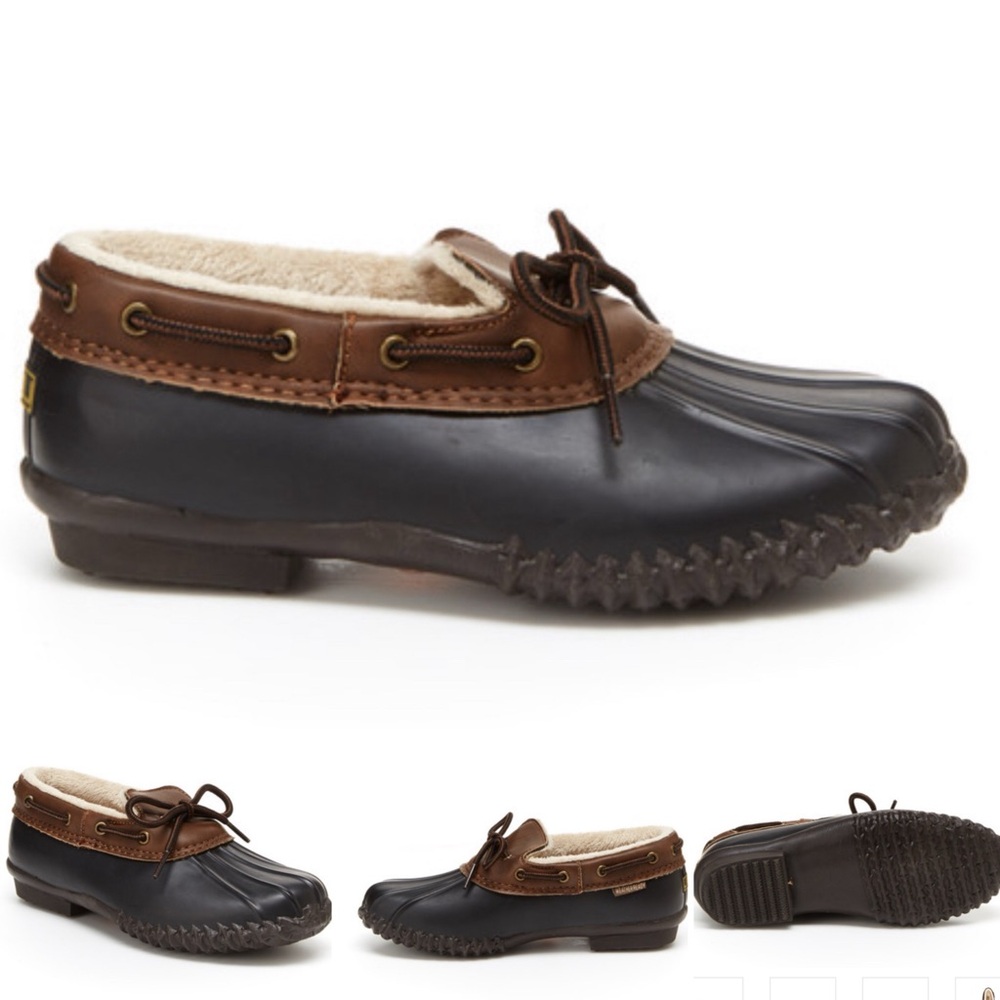 JBU by Jambu Women's Gwen Waterproof Duck Shoe Black/Earth 7.5M NEW
